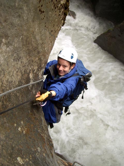 H&ouml;llenrachen: Daniela in der Querung (7. Aug.)