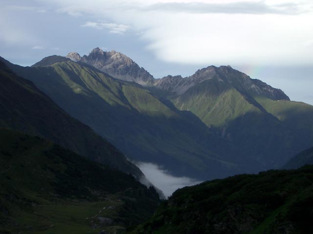 von der Franz Senn H&uuml;tte Richtung Norden (7. Aug.)