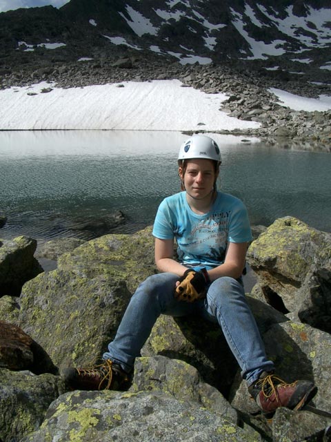 Daniela beim Rinnensee, 2.646 m (8. Aug.)