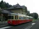 Wagen 82 der Stubaitalbahn im Bahnhof Fulpmes (7. Aug.)