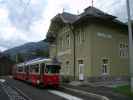 Wagen 86 der Stubaitalbahn im Bahnhof Fulpmes (8. Aug.)