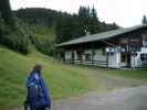 Daniela bei der Mittelstation der Glungezerbahn