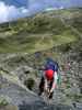 Glungezer Klettersteig: Daniela im ersten Abschnitt