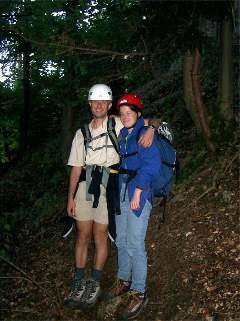 Ich und Daniela am Wandfu&szlig;steig