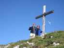 Ich und Daniela am Mittagskogl, 2.042 m (28. Aug.)