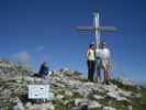 Daniela und ich am Grabnerstein, 1.848 m (29. Aug.)