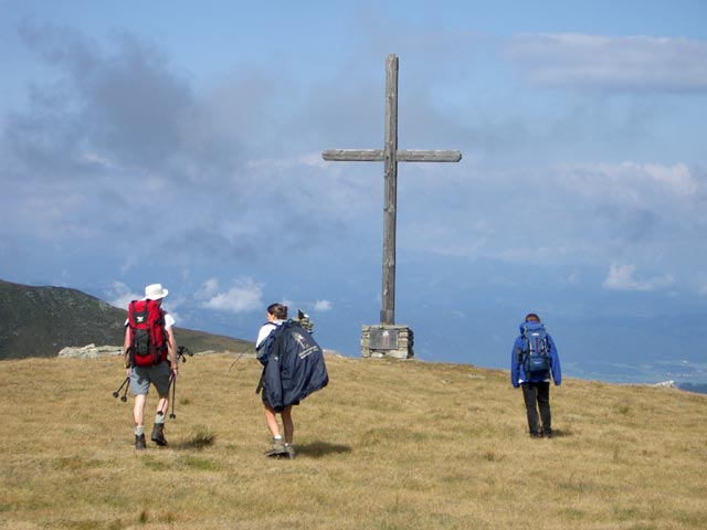 Christoph, Gudrun und Daniela am Fuchskogel (4. Sep.)
