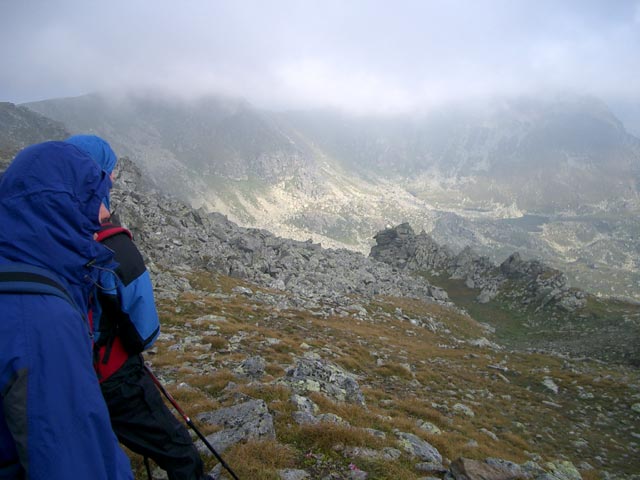 Daniela zwischen Scharfem Eck und Kreiskogel (5. Sep.)