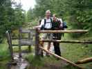 Ich und Daniela auf Weg 308 an der Landesgrenze Kärnten - Steiermark (4. Sep.)