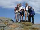 Christoph, Gudrun, ich und Daniela am Fuchskogel, 2.214 m (4. Sep.)