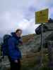 Daniela zwischen Kreiskogel und Wenzelalpe (5. Sep.)