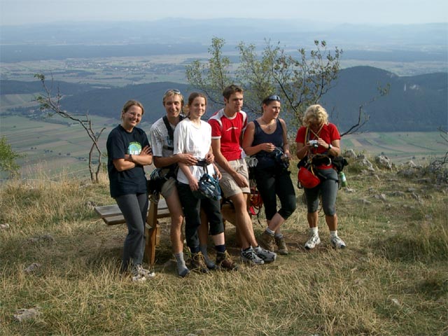 Postlgrat: ?, Ich, Daniela, Stefan, Sabrina und ? beim Ausstieg