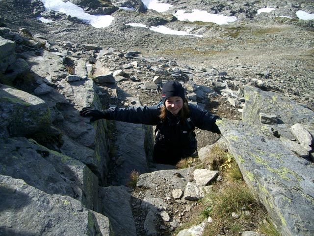 Irene am S&uuml;dgrat der Hochwildstelle (19. Sep.)