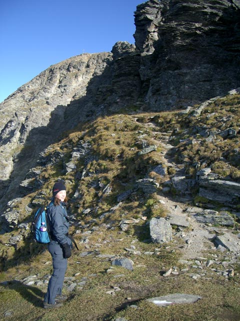 Irene am S&uuml;dgrat der Hochwildstelle (19. Sep.)