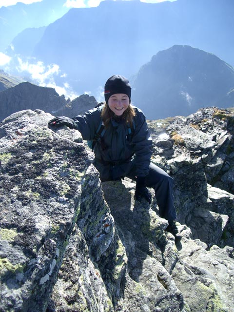 Irene am S&uuml;dgrat der Hochwildstelle (19. Sep.)