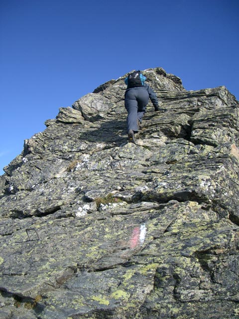 Irene am S&uuml;dgrat der Hochwildstelle (19. Sep.)