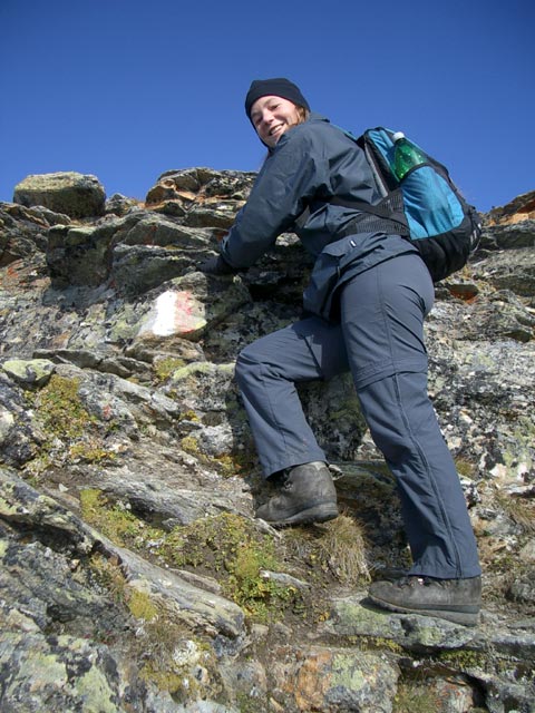 Irene am S&uuml;dgrat der Hochwildstelle (19. Sep.)