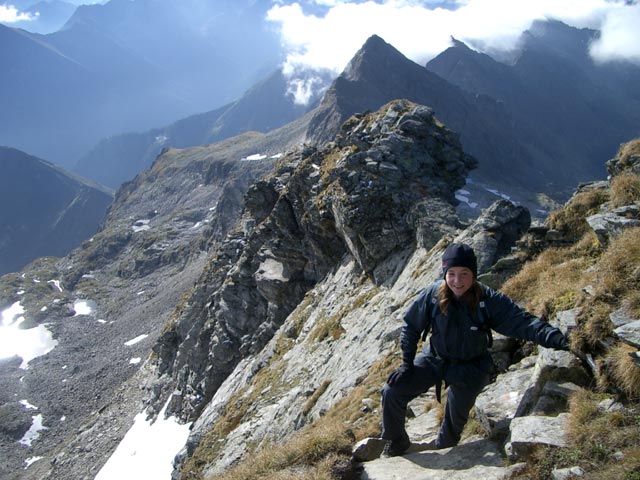 Irene am S&uuml;dgrat der Hochwildstelle (19. Sep.)