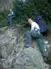 Irene und Hans-Peter auf Weg 02 zwischen Gollinghütte und Greifenbergsattel (18. Sep.)