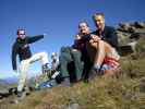 Alexander, Daniela, Irene, Hans-Peter und ich am Greifenbergsattel (18. Sep.)