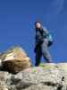 Irene am Südgrat der Hochwildstelle (19. Sep.)