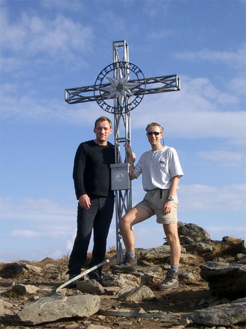 Erich und ich am Rappoldkogel, 1.928 m