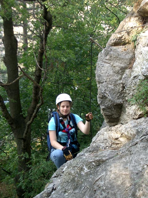 Daniela nach der Schl&uuml;sselstelle