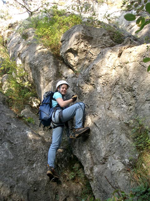 Daniela im kleinen &Uuml;berhang