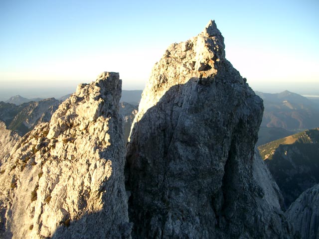 Kaisersch&uuml;tzensteig: Gipfelgrat der Ellmauer Halt (24. Okt)