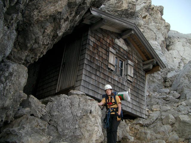 Daniela bei der Babenstuber H&uuml;tte, 2.300 m (24. Okt)