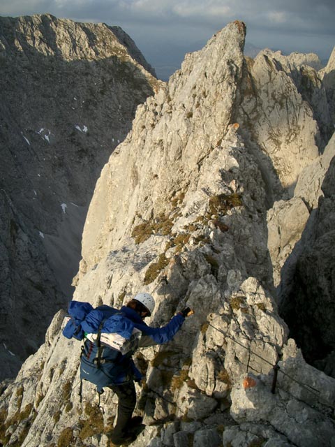 Gams&auml;ngersteig: Daniela auf der 'Maximilian-Stra&szlig;e' (25. Okt)