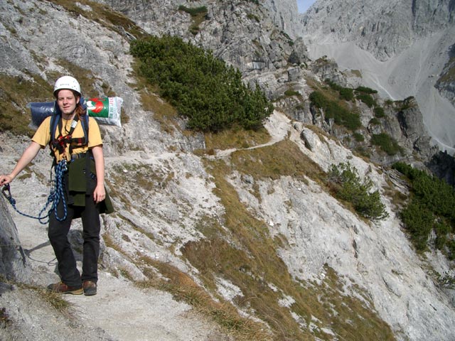 Jubil&auml;umssteig: Daniela beim Einstieg (25. Okt)