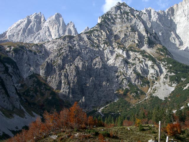 Ellmauer Halt und K&ouml;pfeln von der Gaudeamush&uuml;tte aus (25. Okt)