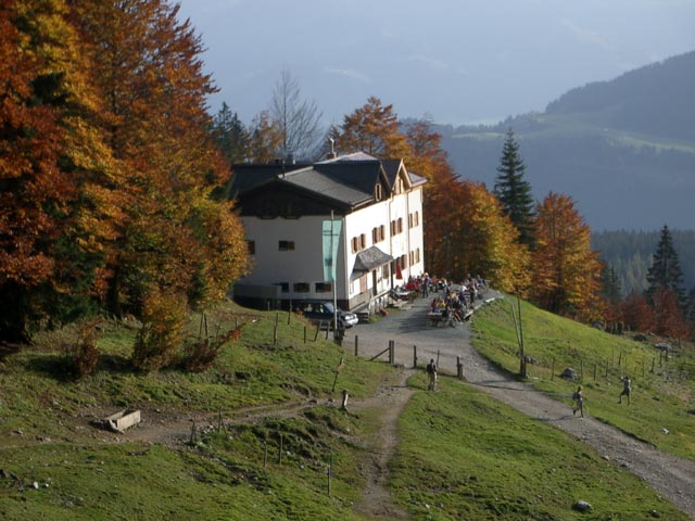 Gaudeamushütte, 1.263 m (25. Okt)