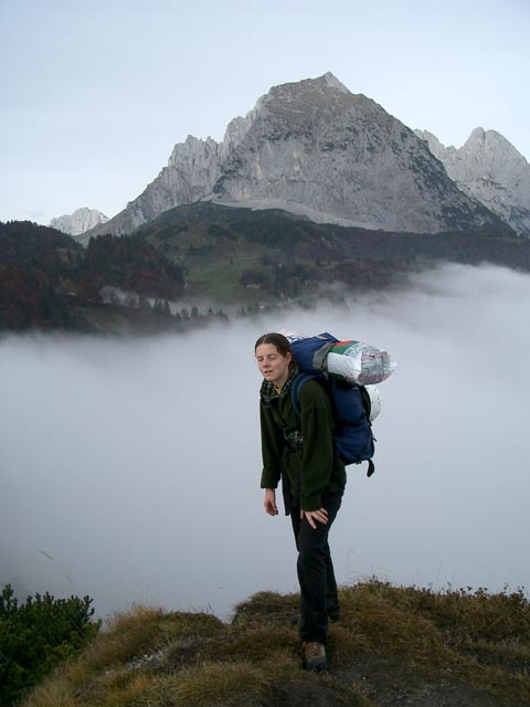 Daniela am Gscheuerkopf, 1.280 m (26. Okt)