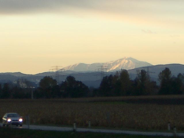 Schneeberg von Gaisruck aus (18. Okt.)