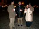 Christian, Erich, Agata und Hans-Christian im Weihnachtsmarkt Schloß Schönbrunn