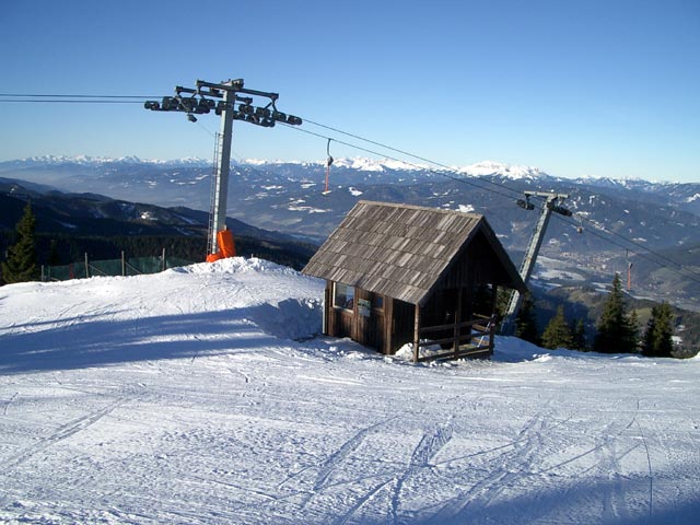 Bergstation des Wei&szlig;enelfschlaglifts (11. Dez.)