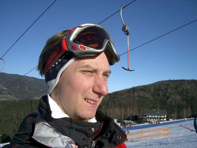 Ich am Schlepplift Schieferwiese (12. Dez.)