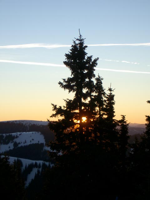 bei der Bergstation des Wei&szlig;enelfschlaglifts (12. Dez.)