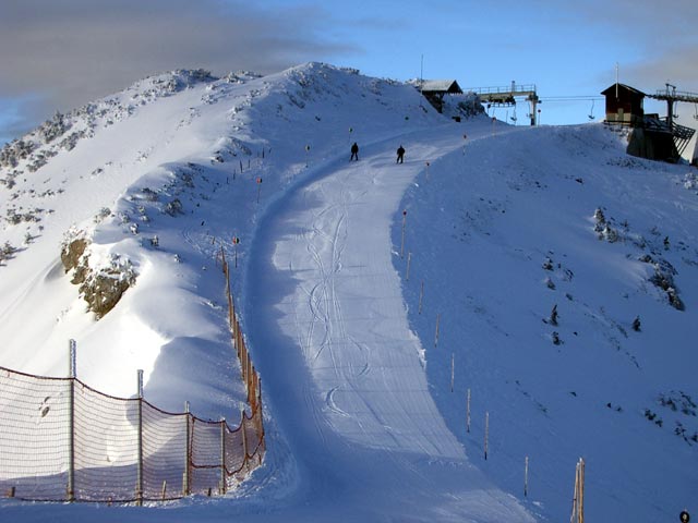 Bergstation der Doppelsesselbahn Gro&szlig;es Kar (31. Dez.)