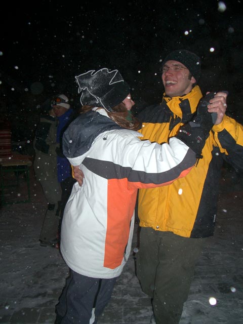 Daniela und Stefan bei Syki's Schirmbar (1. J&auml;n.)