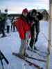 Christoph und Gudrun bei der Bergstation der Hochkarbahn (31. Dez.)