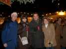 Ich, Sabine, Mario und Angela am Wiener Christkindlmarkt (16. Dez.)