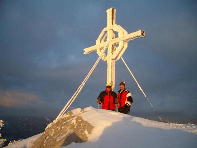 Erich und ich auf der Gemeindealpe, 1.626 m