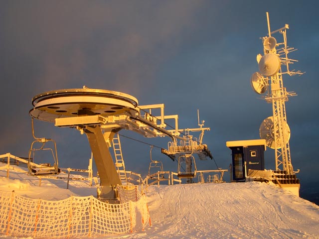 Bergstation der Gipfelbahn