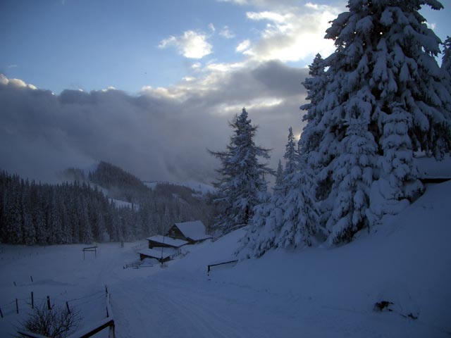 bei der Bergstation des Berglifts