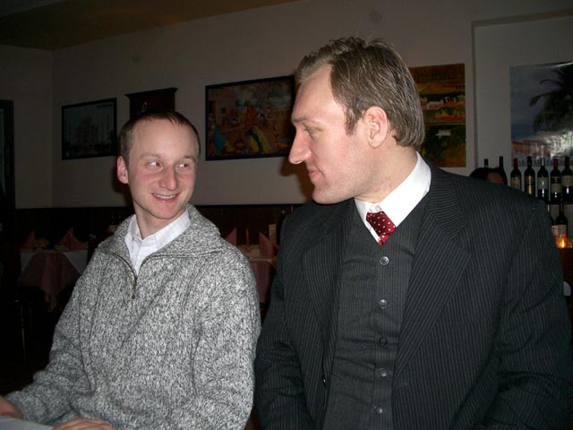 Christoph und Erich im Mela