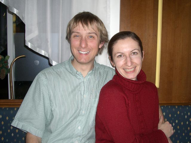 Ich und Agata im Mela