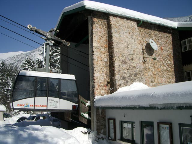 Talstation der Seilbahn